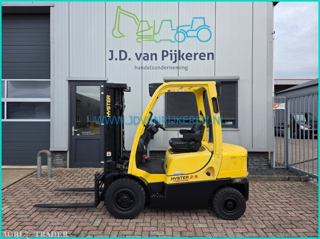 Hyster H2.5FT Yanmar diesel 5813uur+triplex4.9m+sideshift, Hyster, Diesel, Heftruck, Ophalen of Verzenden
