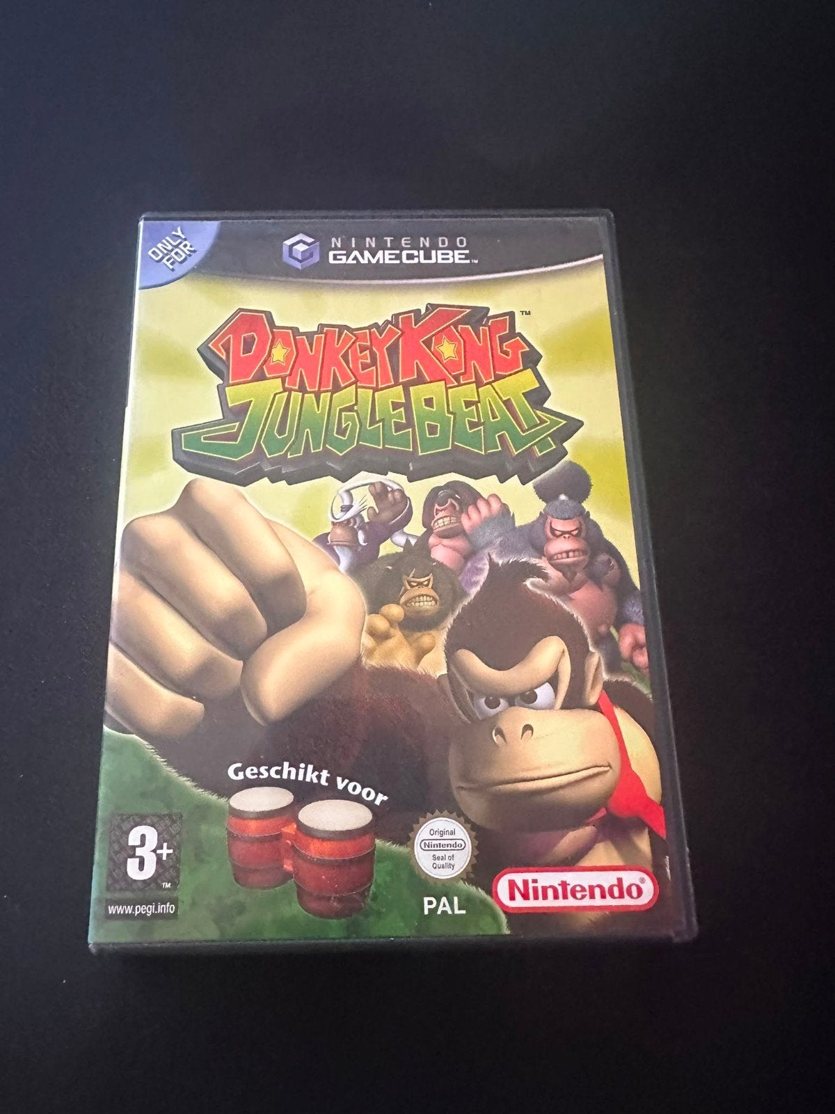 Donkey Kong Jungle Beat - Nintendo GameCube, 1 speler, Ophalen of Verzenden, Zo goed als nieuw, Vanaf 3 jaar