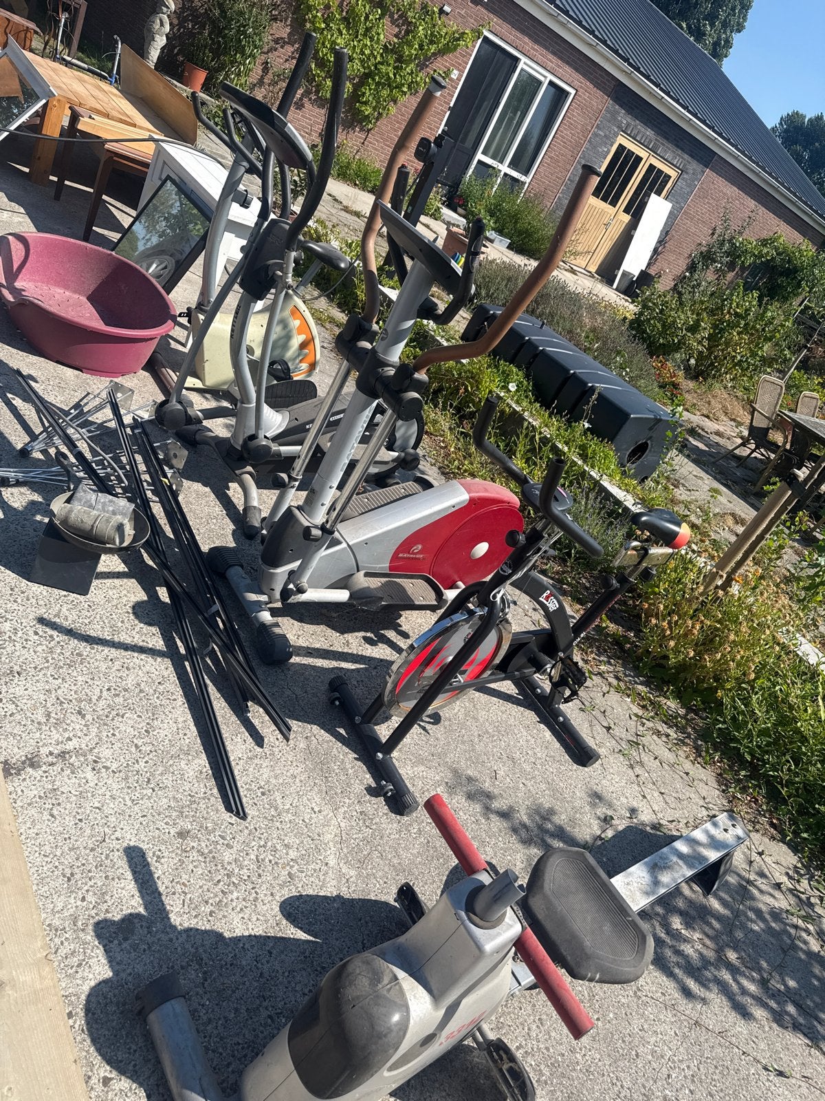 fitnessapparaten /  oud ijzer, Ophalen, Gebruikt, Armen, Crosstrainer