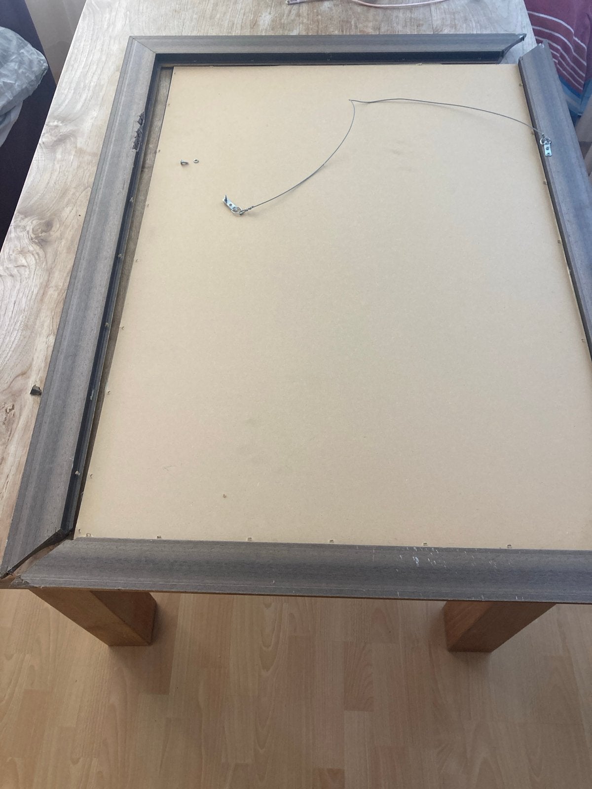 Spiegel heel en lijst, beschadigd, voor de handige klusser, Huis en Inrichting, Woonaccessoires | Lijsten, Gebruikt, Ophalen of Verzenden