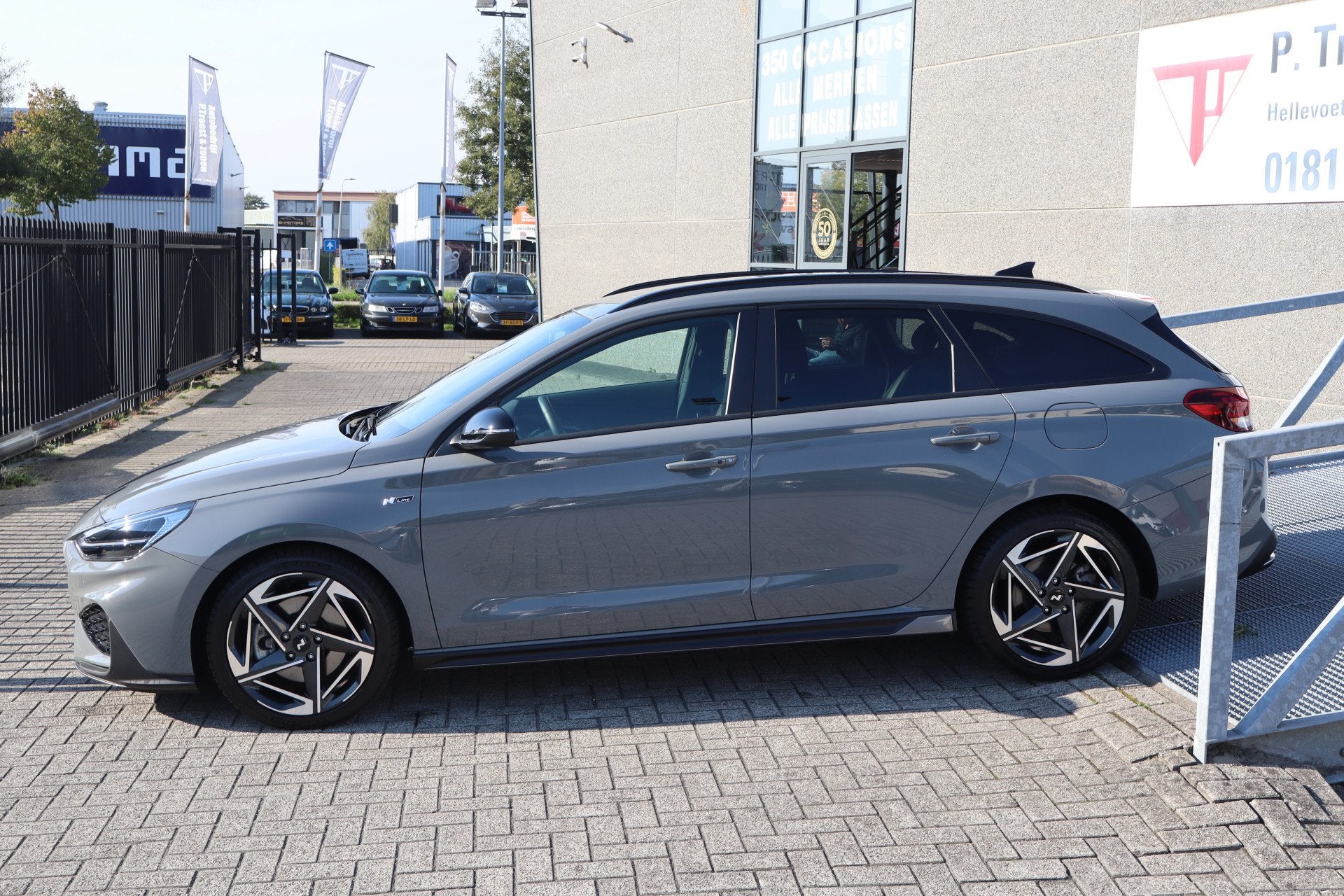 Hyundai i30 Wagon 1.5 T-GDi MHEV N Line Automaat Apple carpl, Auto's, 12 maanden, Stof, Gebruikt, 4 cilinders
