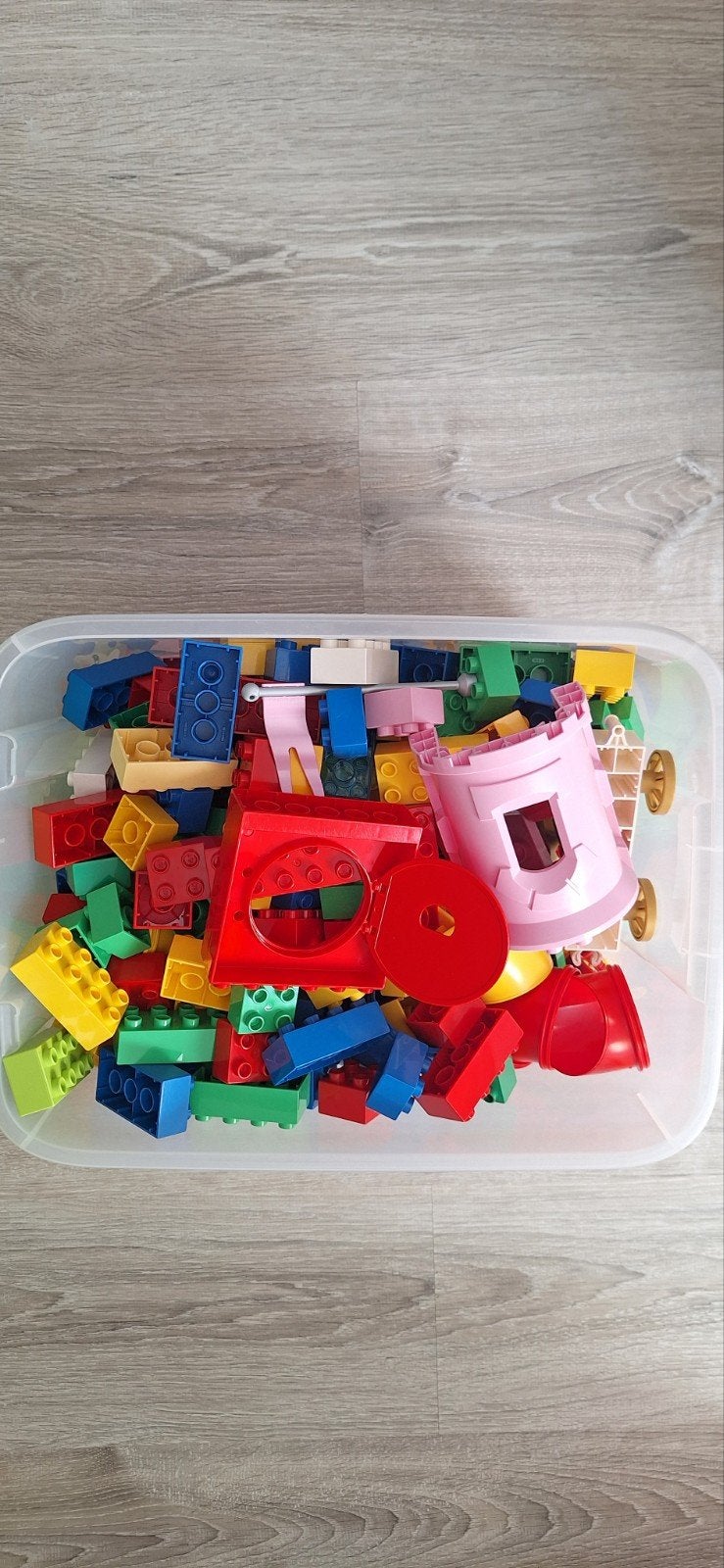 Volle krat Duplo met 2 grondplaten, Ophalen, Inclusief doos, Duplo