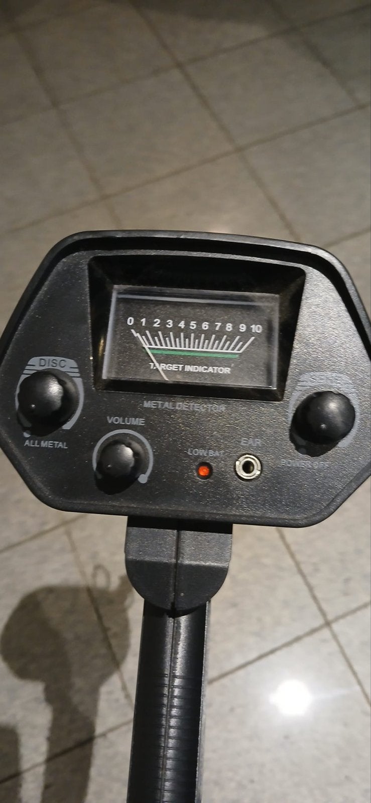 Metaaldetector met koptelefoon - Zo goed als nieuw, Zo goed als nieuw, 30 cm of minder, Discriminatie metaaldetectie, Ophalen