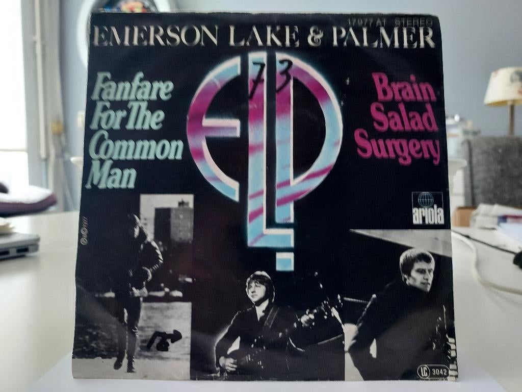 7" Single Emerson, Lake & Palmer - Fanfare For The Common Ma, Gebruikt, 7 inch, Single, Ophalen of Verzenden