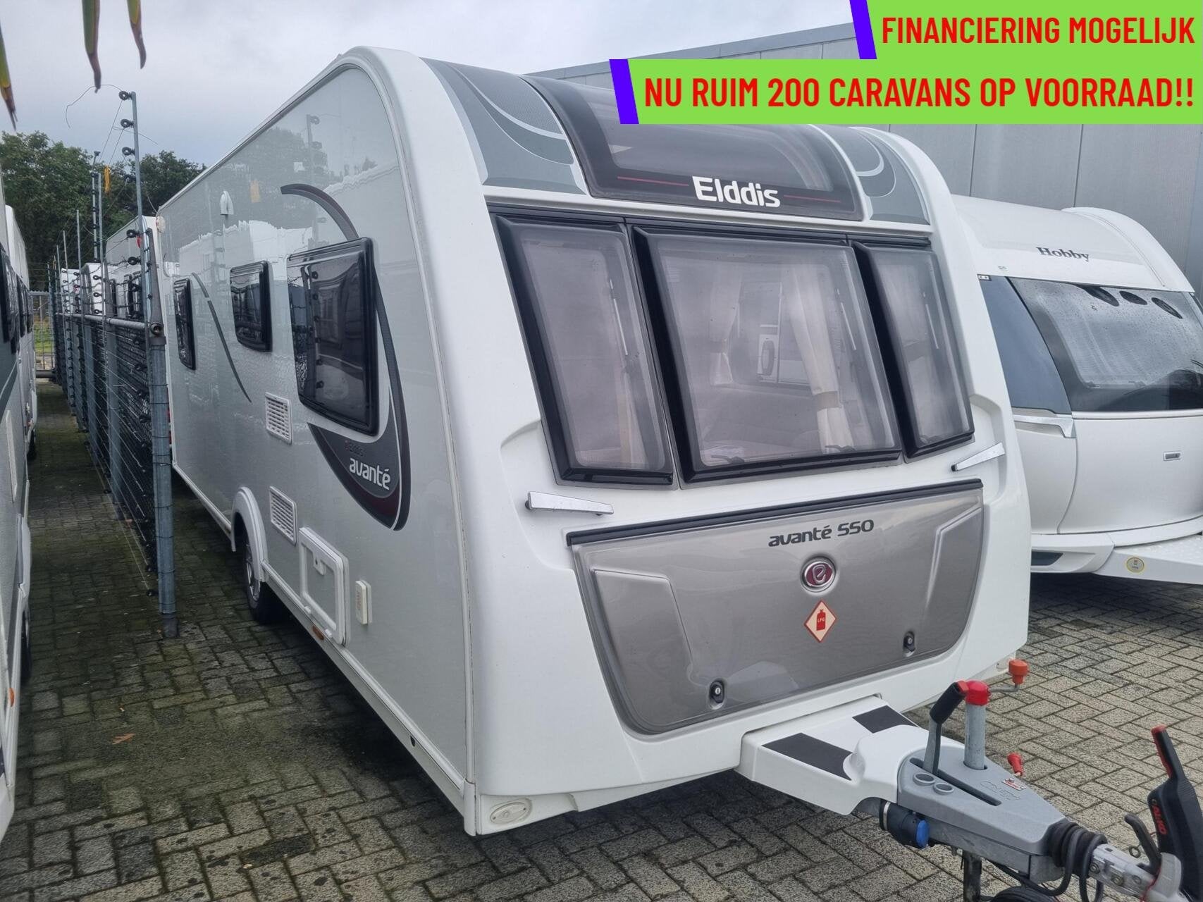 Elddis Avante 550 MOVER +QUEENSBED +ZAKLUIFEL +VOORTENT +ATC, Elddis, 7 tot 8 meter, Bedrijf, Mover