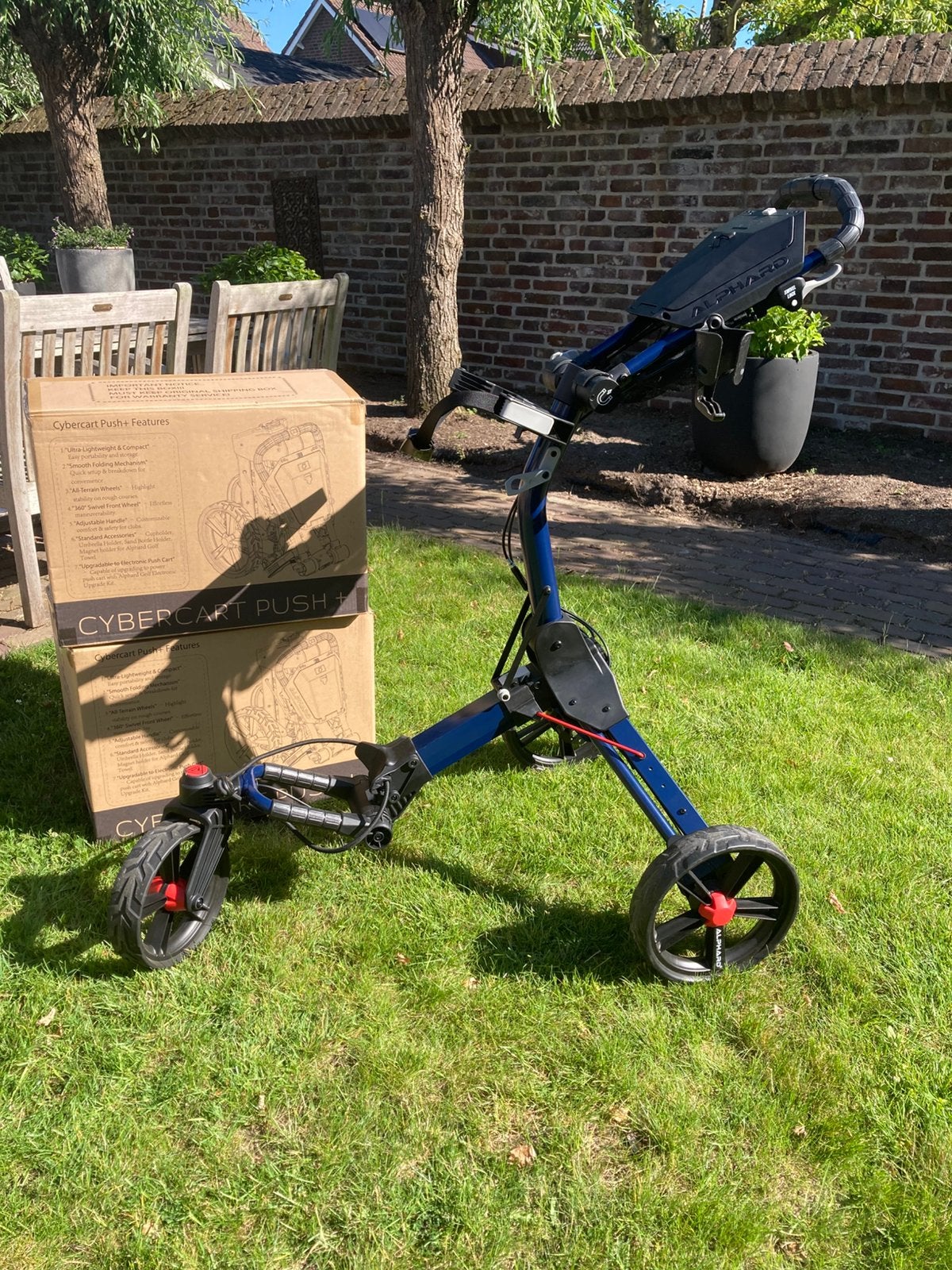 Nieuwe golftrolley Alphard Cybercart push, Overige merken, Ophalen of Verzenden, Info@refitgolf.com, X