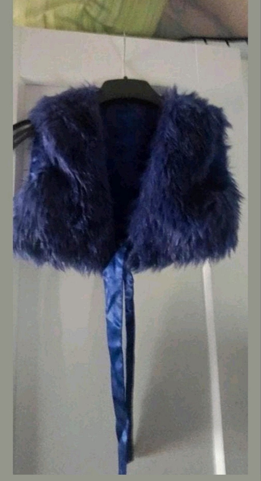 Paars fluffy vestje Maat 140, Ophalen of Verzenden, Zo goed als nieuw, Meisje, Trui of Vest