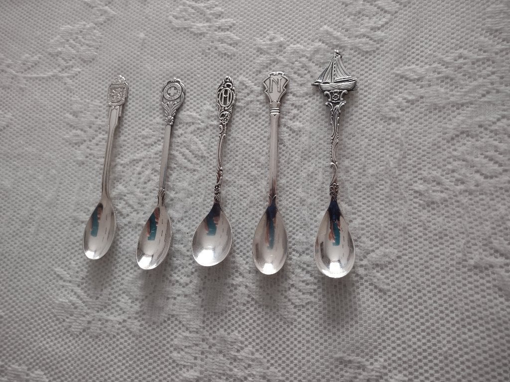 gero 90 diverse verzilverde lepeltjes, Ophalen of Verzenden