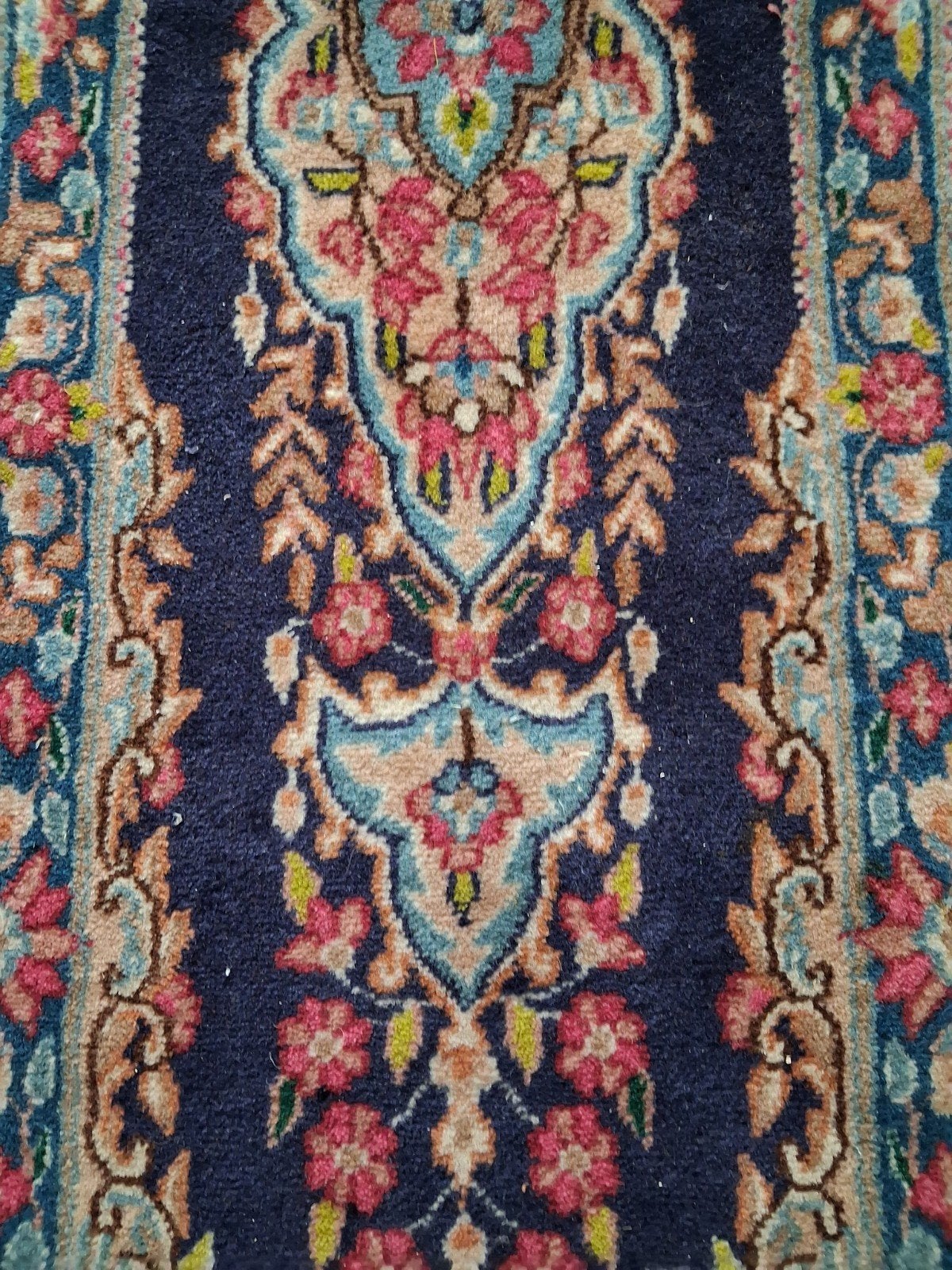 Antieke Handgeknoopte Perzische Loper Sarough - 190 x 45 cm, Minder dan 50 cm, Ophalen of Verzenden, Zo goed als nieuw, X
