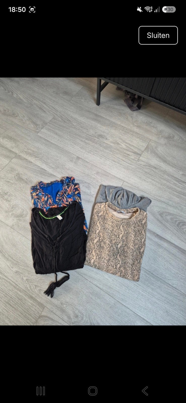 4 Dames Blouses Maat M - Diverse Stijlen, Ophalen of Verzenden, Gedragen, Maat 38/40 (M), Zwart
