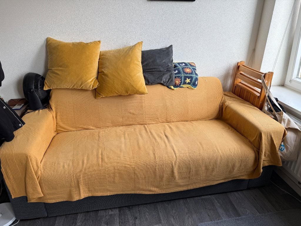 Gratis Bank / sofa, Huis en Inrichting, Ophalen, Kunststof, Gebruikt, 150 tot 200 cm