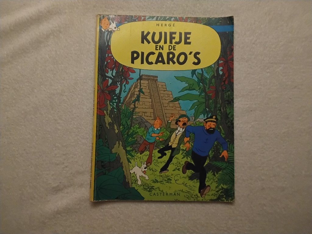 1976 first edition Tintin Kuifje en de Picaro's, Eén stripboek, Ophalen of Verzenden