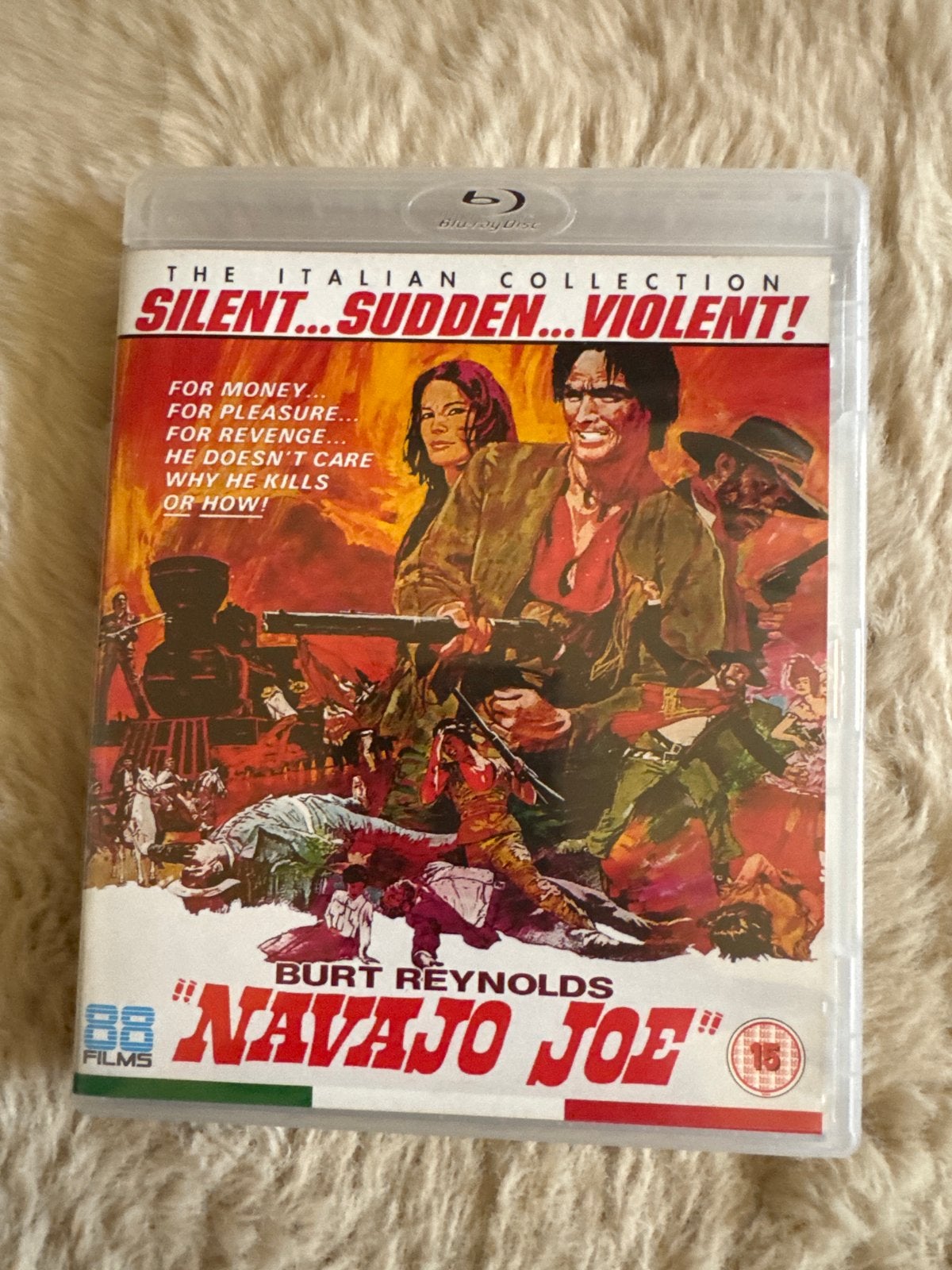 Navajo Joe - The Italian Collection Blu-ray (Burt Reynolds), Cd's en Dvd's, Blu-ray, Vanaf 16 jaar, Film, Engels, Ophalen of Verzenden