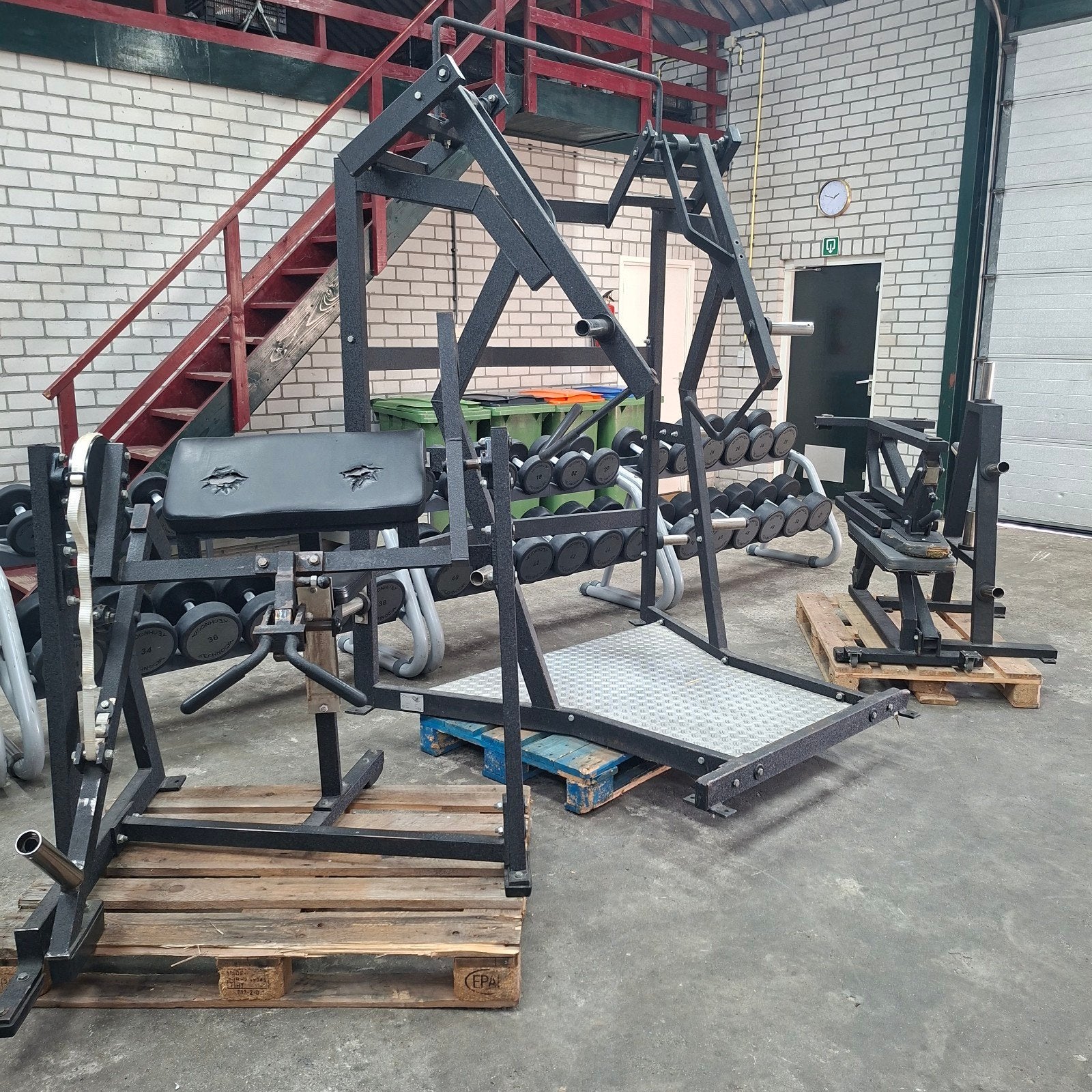Jack Sport  Bicep Curl  + Ground Base Jammer + Bankjes + Rek, Ophalen