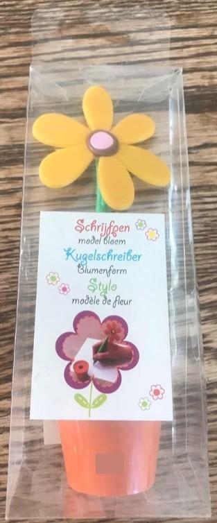 Schrijf Pen model bloem met houder pot nieuw in verpakking, Diversen, Ophalen of Verzenden, Nieuw