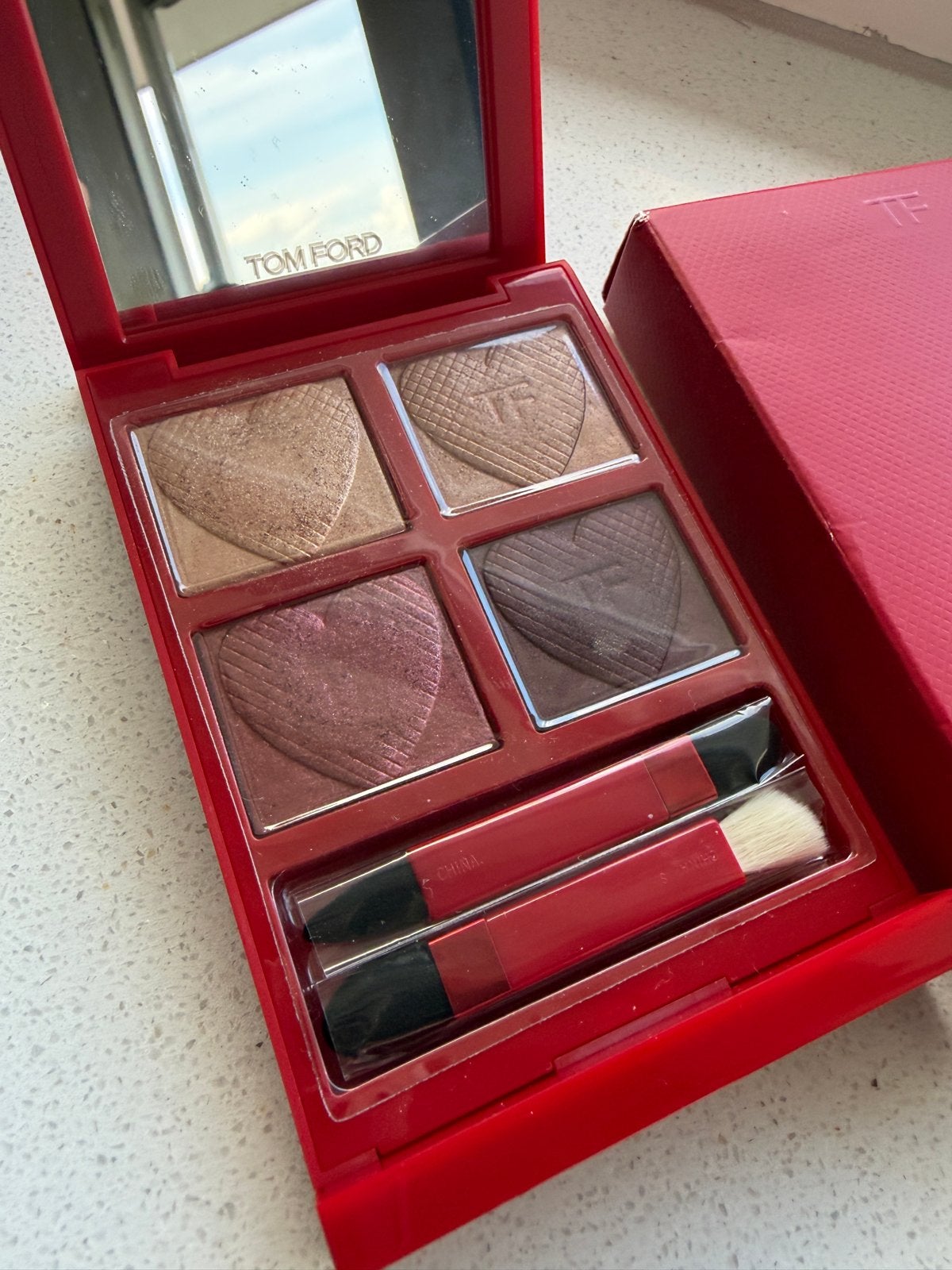 Tom Ford Eye Colour Quad Honeymoon - Limited Edition, Ophalen of Verzenden, Zo goed als nieuw, Make-up, Overige kleuren