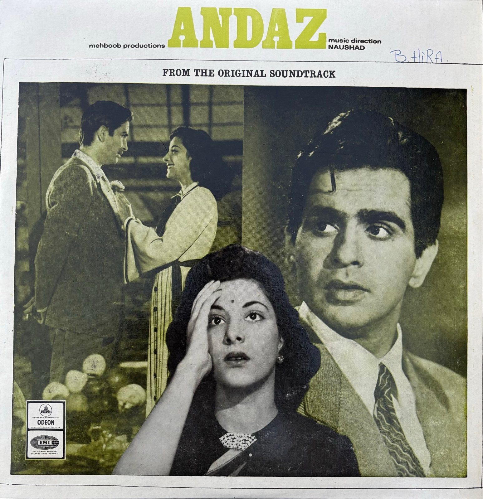 Andaz Soundtrack LP - Indiase Bollywood Klassieker, Cd's en Dvd's, Originele persing, Verzenden, Gebruikt, 12 inch