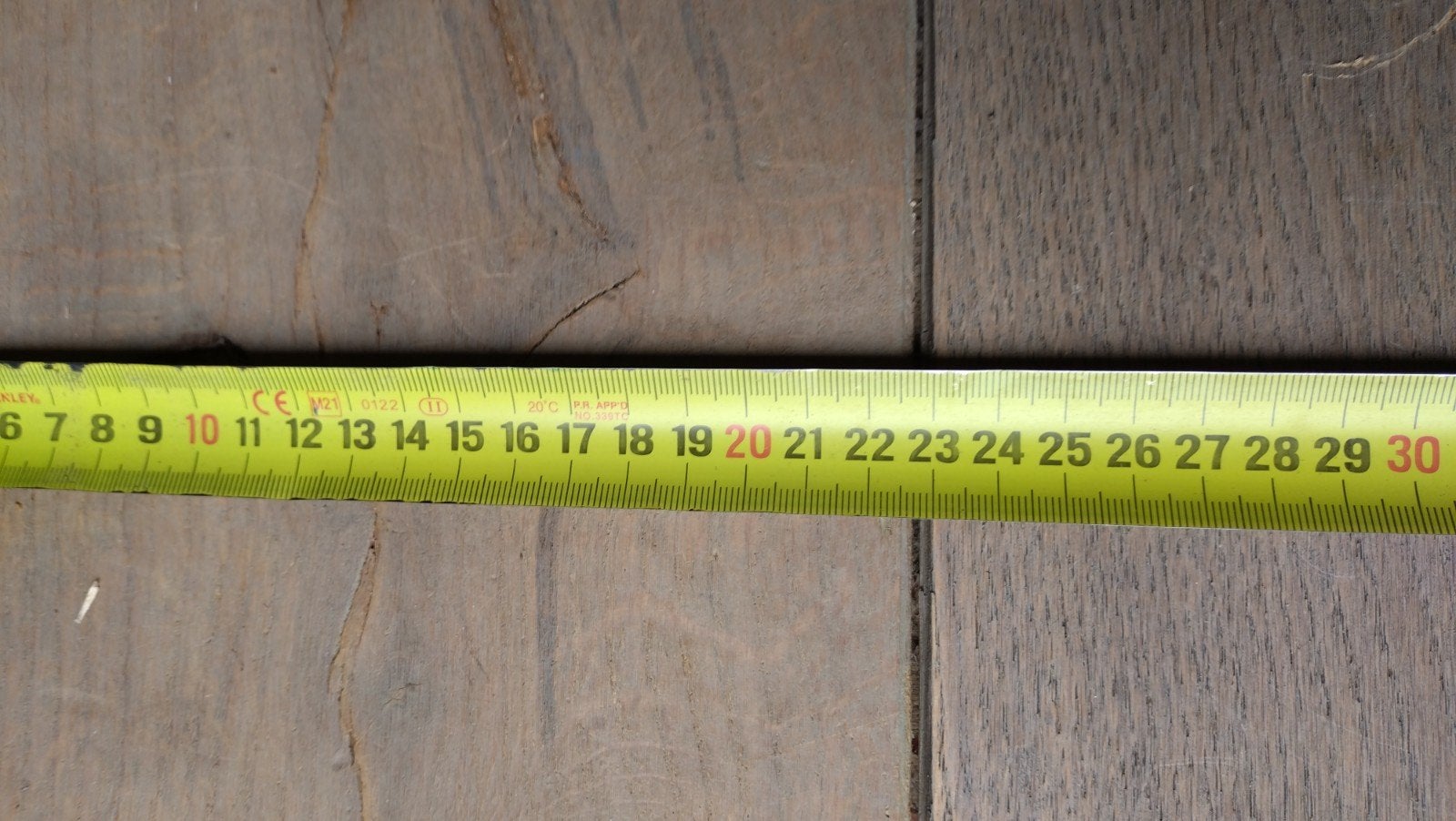 Foto 5 van ruim 50 m2 rustiek eiken vloer, 22.5 cm breed