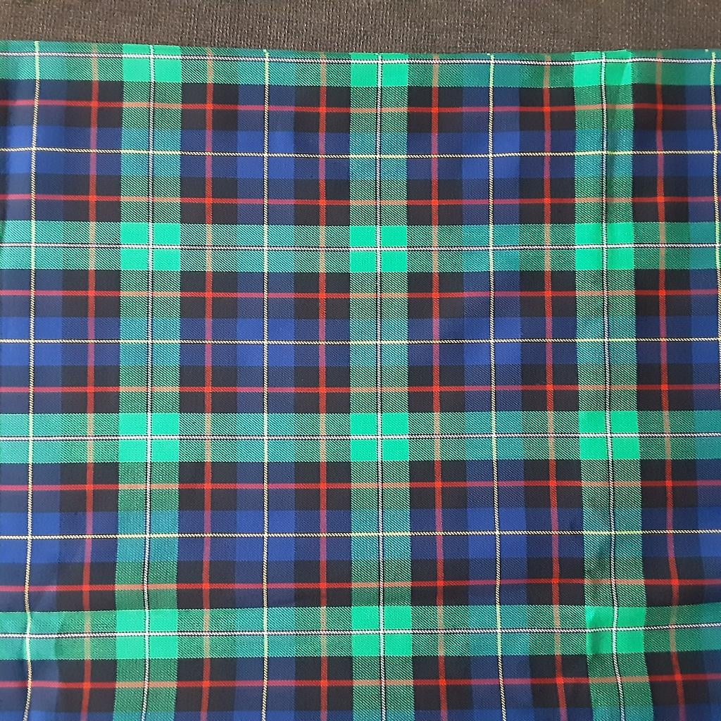 Schotse stof Celtic blue tartan 3 meter bij 1.50 meter, Ophalen, 120 cm of meer, Katoen, Nieuw