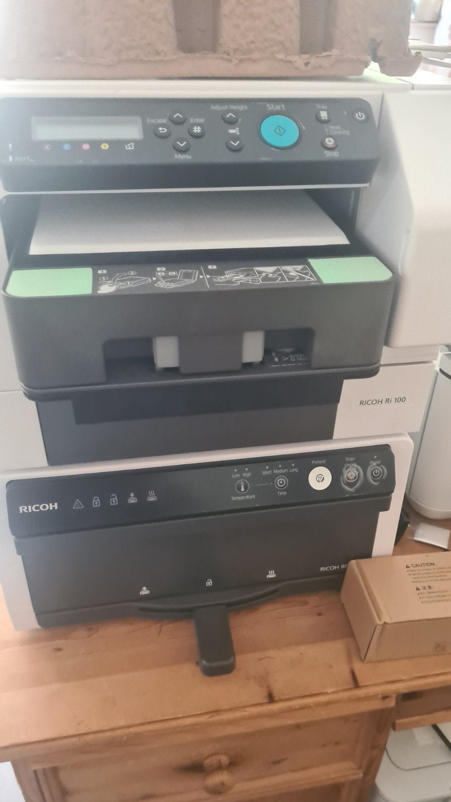 Ricoh i100 a4 cymk dtg/ textielprinter, Ophalen, Zo goed als nieuw