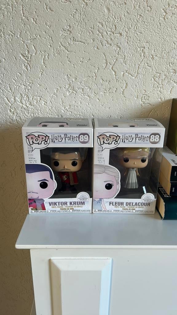 Funko pop: Harry Potter Viktor krum en Fleur Delacour., Ophalen of Verzenden, Zo goed als nieuw
