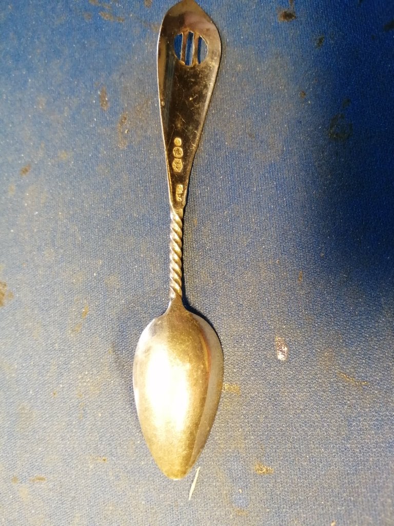 lepeltje 10 cm-zilver,gewicht is 5 gram, Ophalen of Verzenden, Zilver