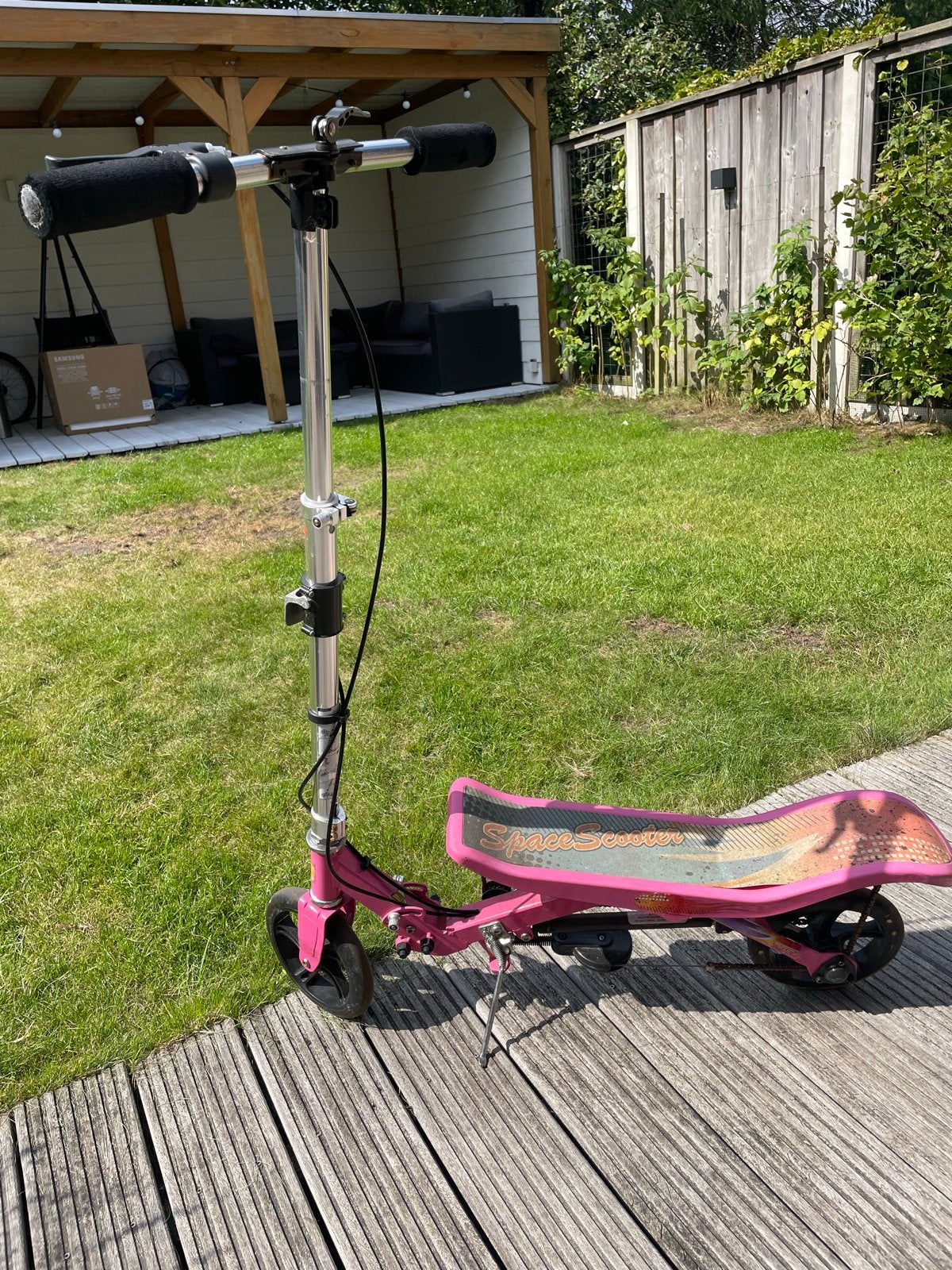 Roze spacescooter, Fietsen en Brommers, Steps, Ophalen, Gebruikt, Overige typen