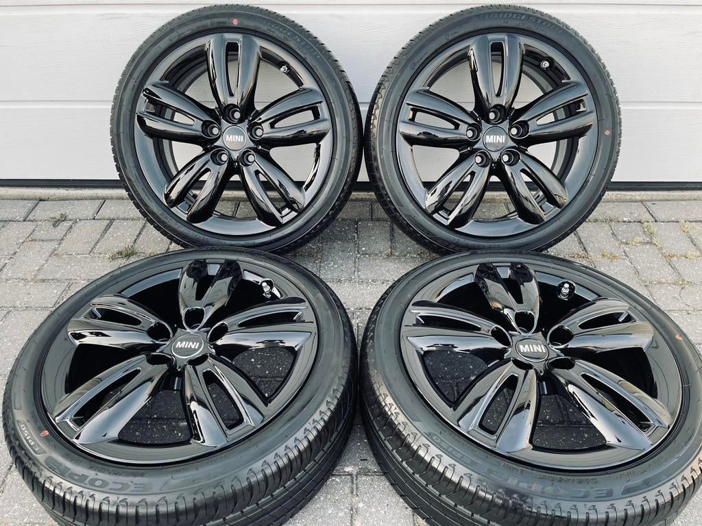 17 Inch Originele Mini Cooper JCW Velgen 205/45/17 5x112 !!!, Auto-onderdelen, Banden en Velgen, 17 inch, Zomerbanden, 205 mm