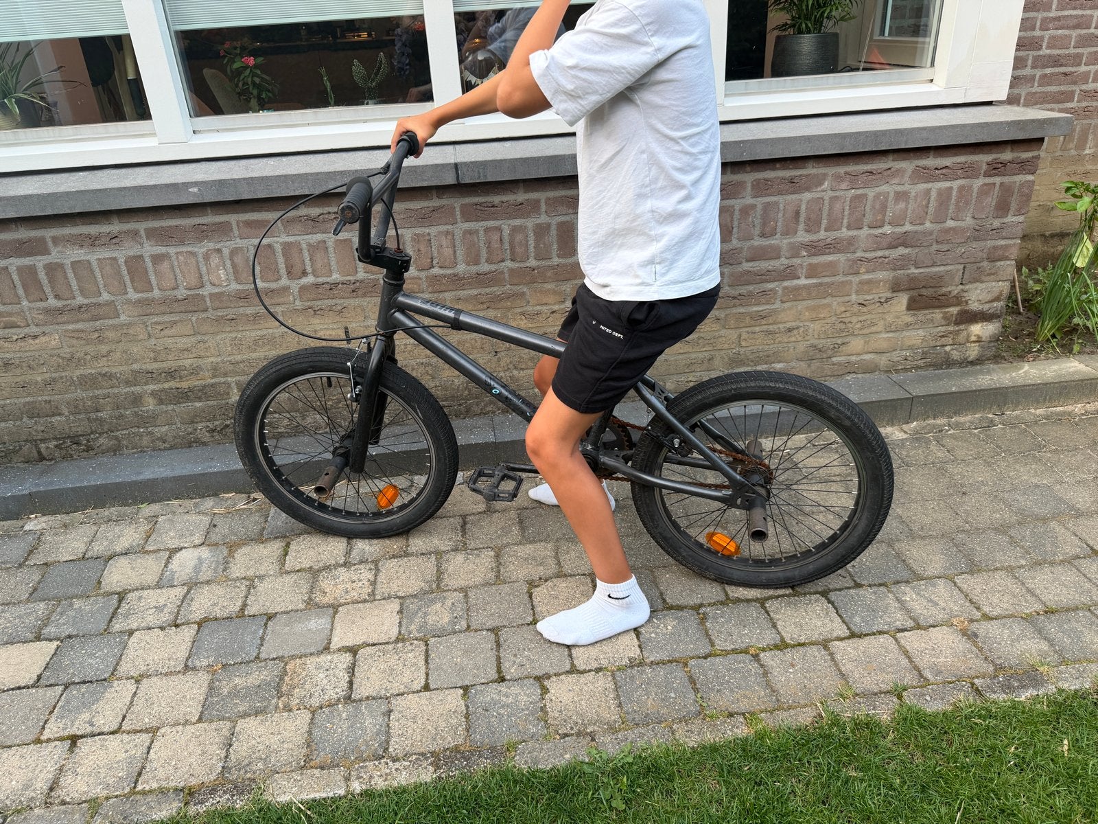 BMX fiets 20 inch - Ideaal voor stunts en plezier!, Ophalen, Gebruikt, Staal, Velgrem