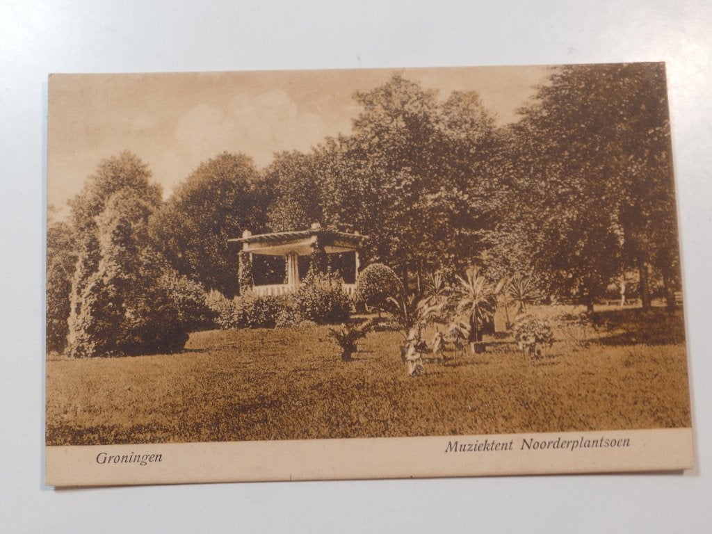 Groningen park, Verzenden, Voor 1920, Gelopen, Groningen