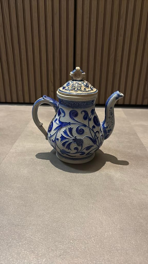 Decoratieve keramieken theepot / kan, Ophalen of Verzenden
