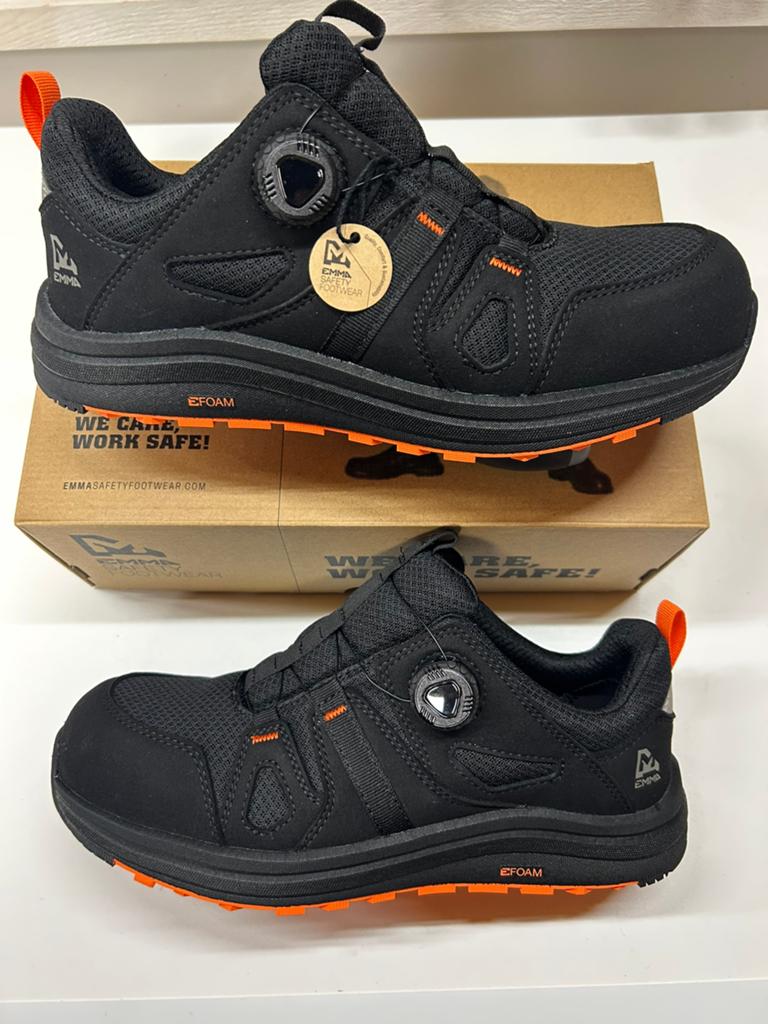 Nieuwe superlicht gewicht Emma S3 werkschoenen mt 43 BOA, Verzenden, Zwart, Nieuw, Werkschoenen