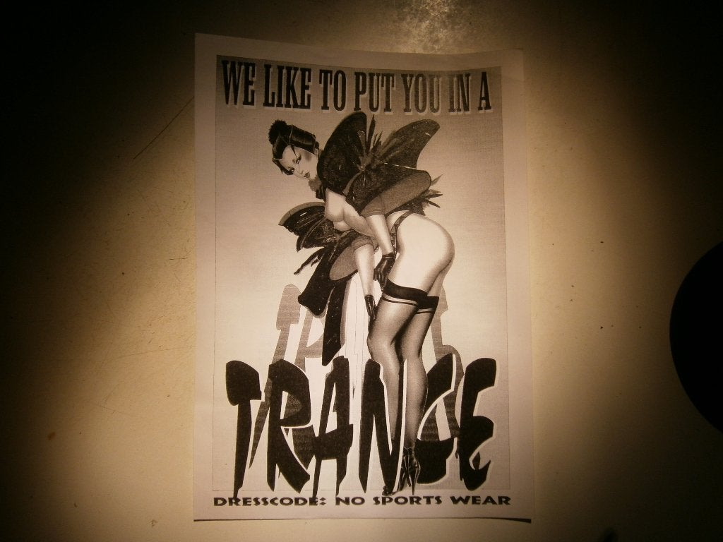 We Like To Put You in A Trance - Effenaar Eindhoven 2-1995, Verzamelen, Ophalen, Rechthoekig Staand, A4 of kleiner, Zo goed als nieuw