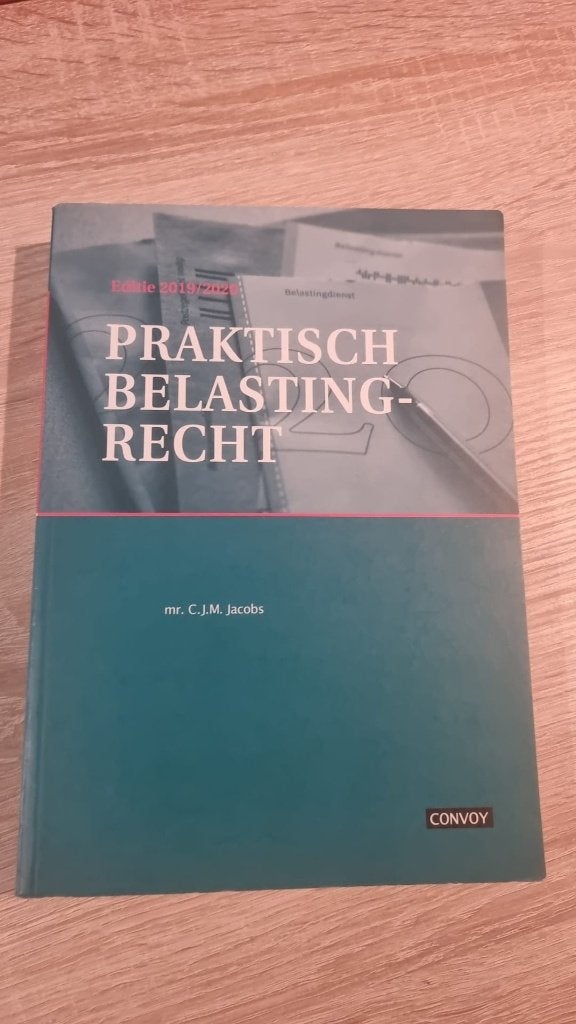 Praktisch Belastingrecht 2019-2020, Verzenden, HBO, Zo goed als nieuw, Convoy