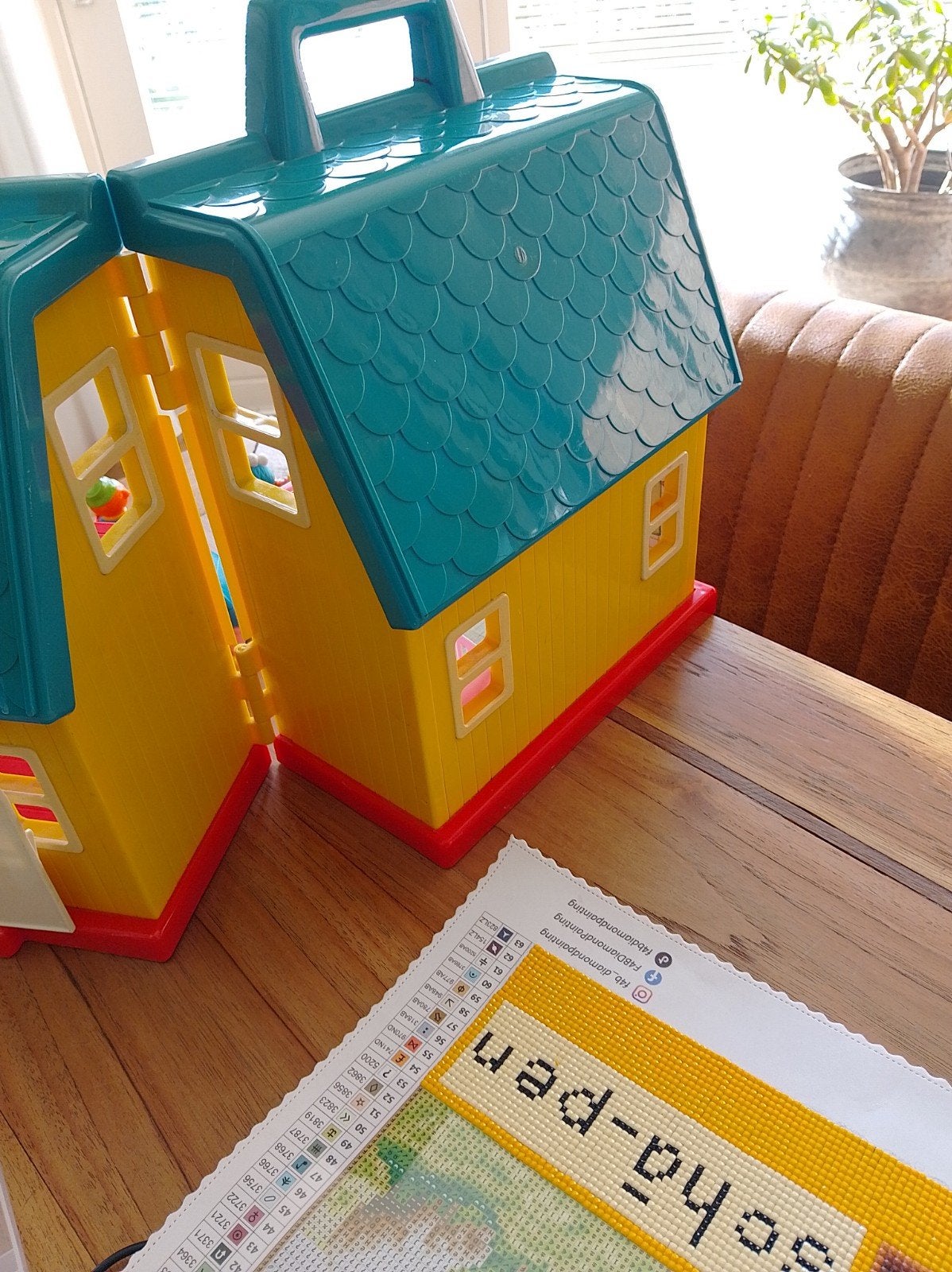 Vintage Sesamstraat Speelhuis met Figuren en Meubels, Ophalen of Verzenden