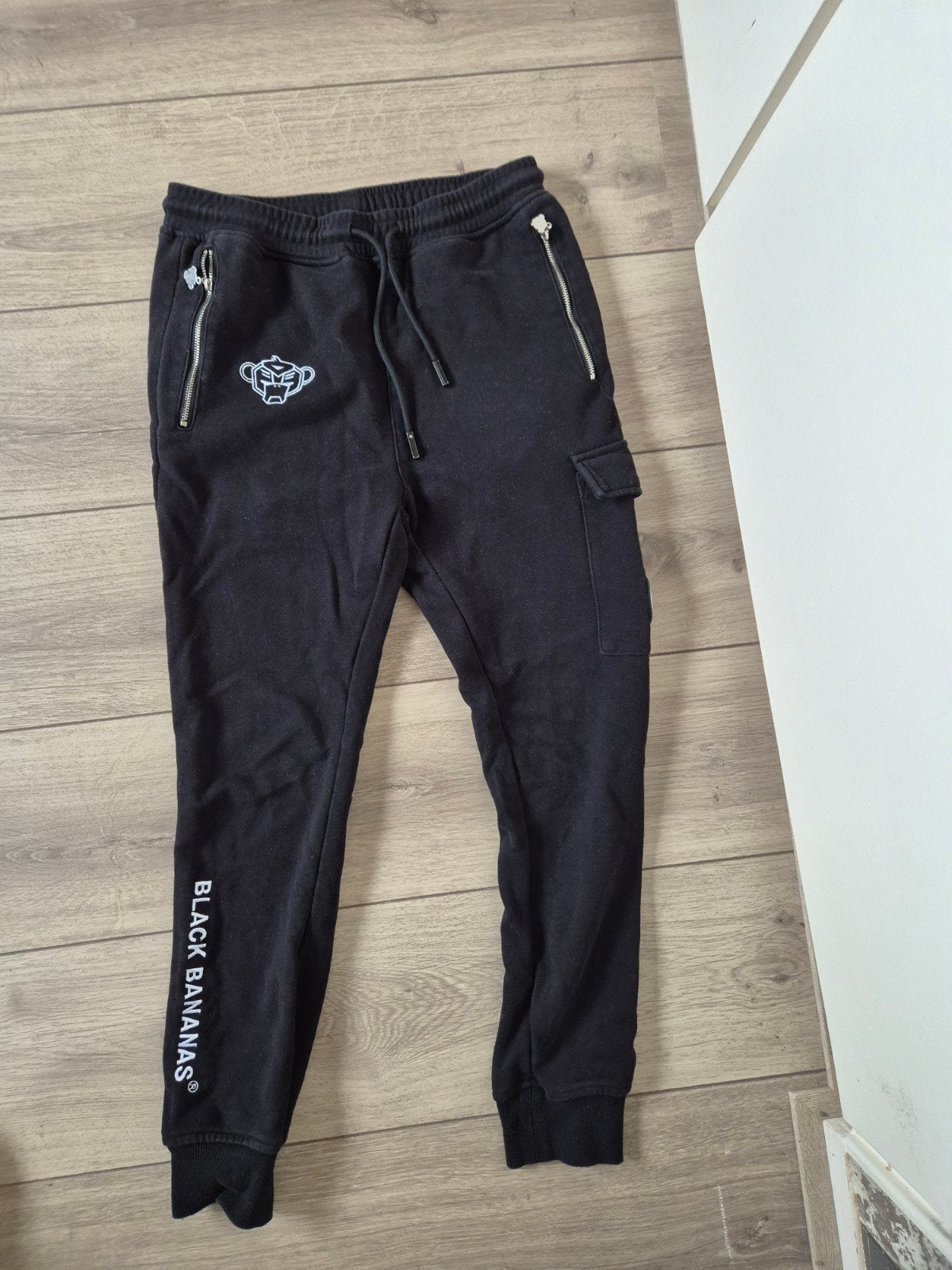Black Bananas Joggingbroek Maat S Zwart, Zwart, Ophalen of Verzenden, Zo goed als nieuw, Black Bananas