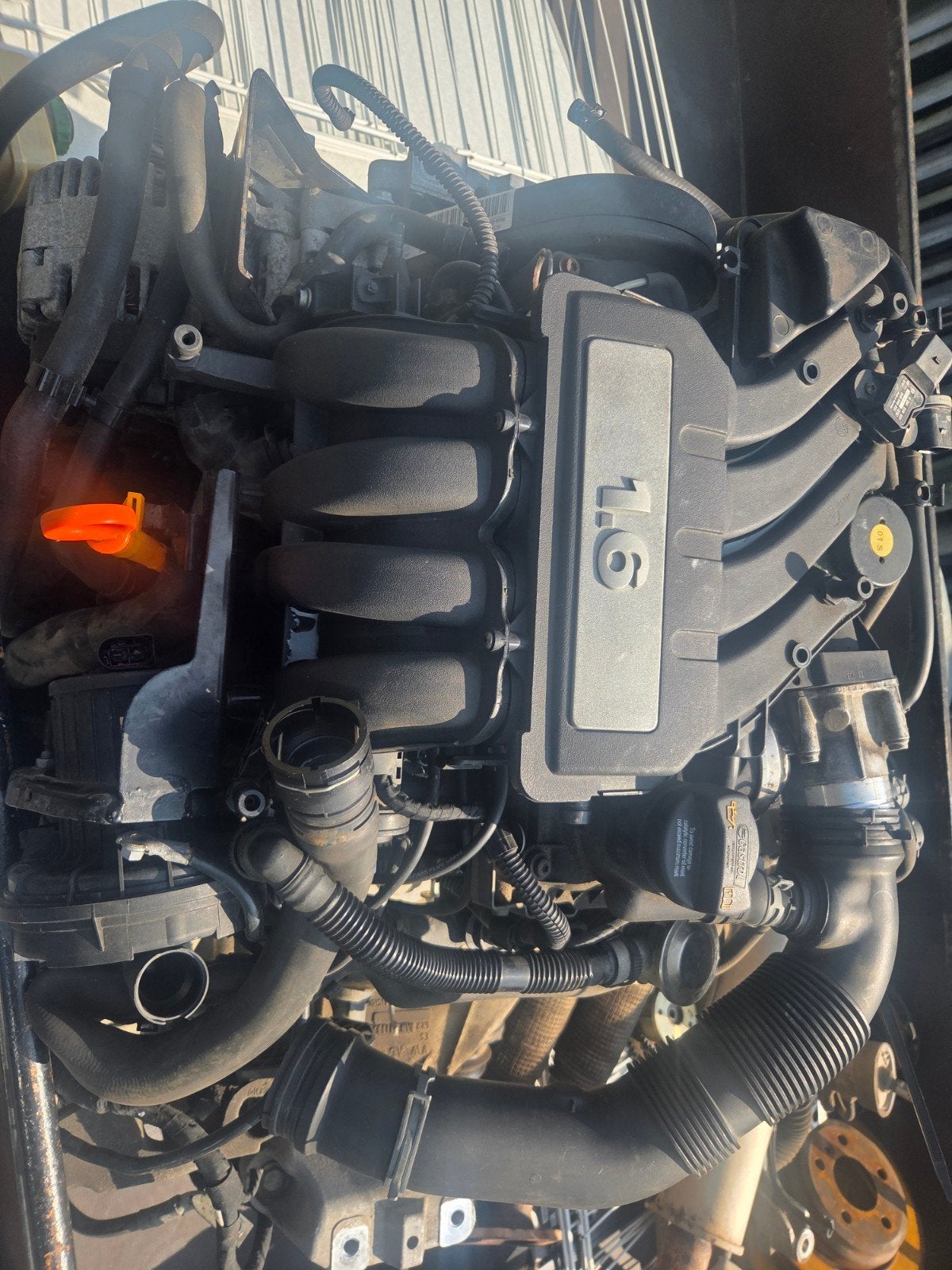 Motor met bak caddy golf 1.6 6 bak, Ophalen, Volkswagen