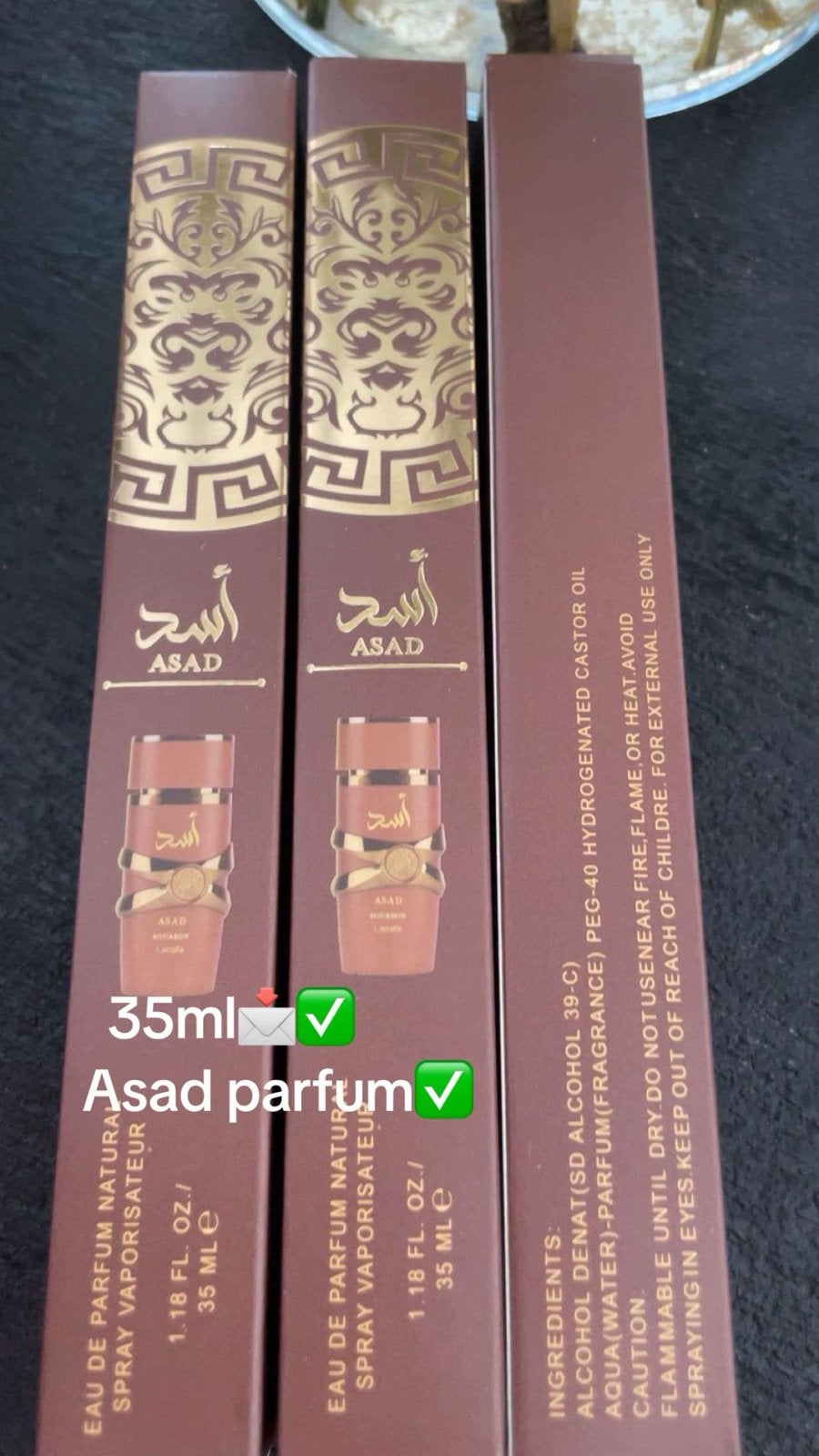 Asad Parfum 35ml - Top Geurolie 80%, Ophalen of Verzenden, Nieuw
