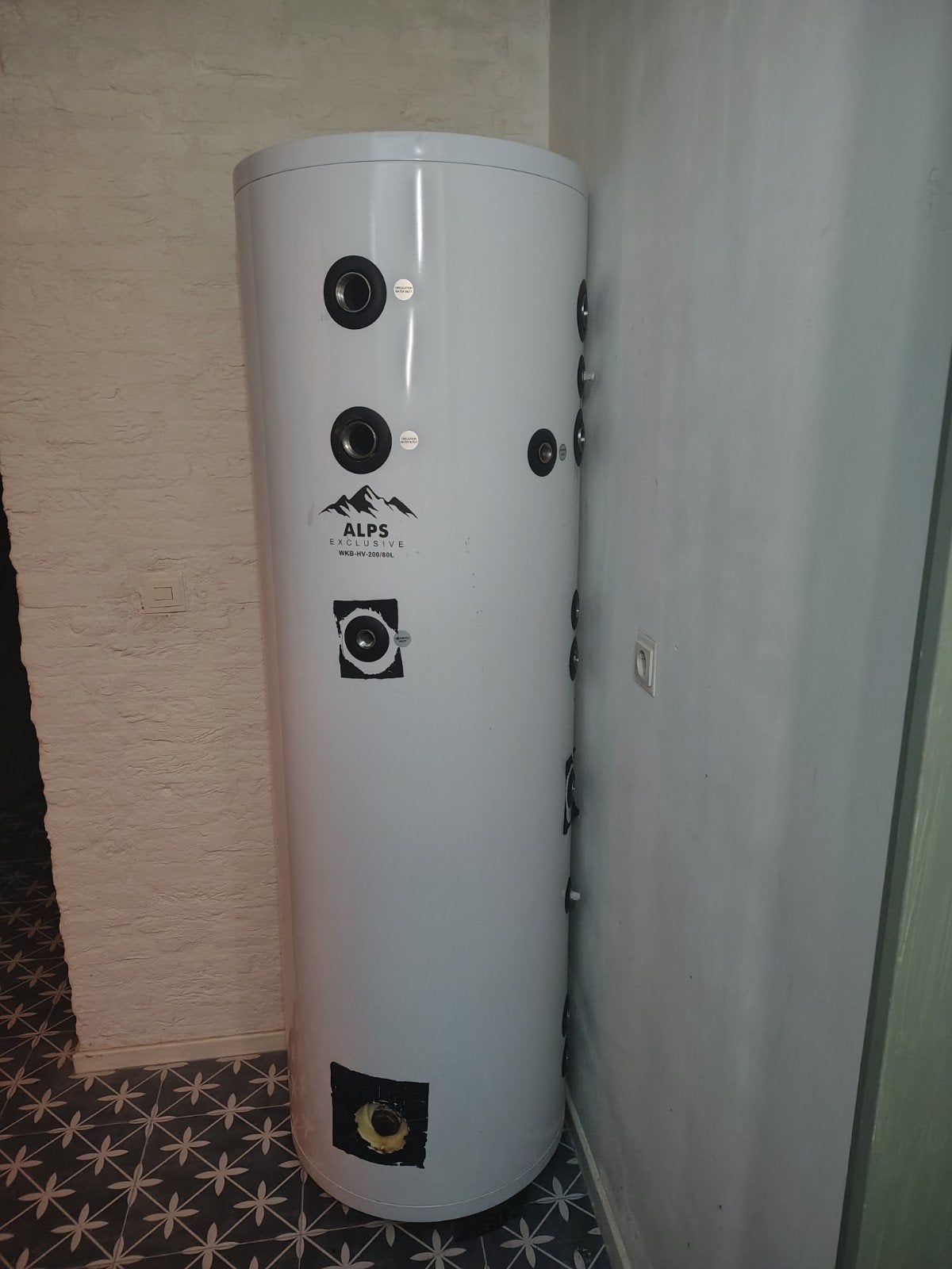 Combinatieboiler buffervat plus warmwatervat warmtepomp, Ophalen, Minder dan 60 cm, Overige typen, 80 cm of meer