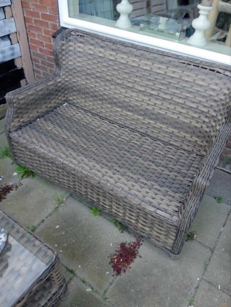 Tuinset bank en tafel, Tuin en Terras, Ophalen of Verzenden, Bank