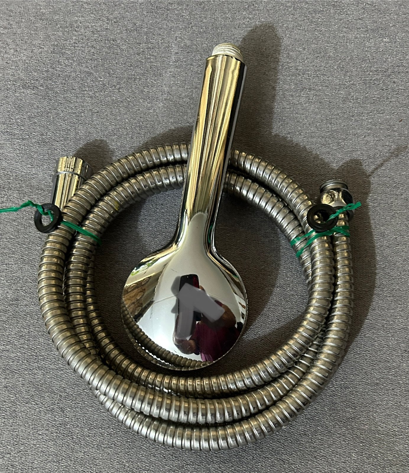 Douche Kop met twee meter Douche slang(Z.G.A.N), Doe-het-zelf en Verbouw, Sanitair, Ophalen of Verzenden, Zo goed als nieuw, Chroom