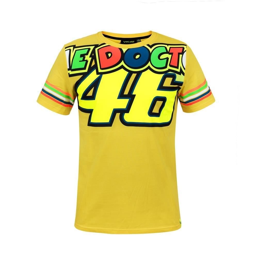 Valentino Rossi italian flag t-shirt maat XL van 35 voor 25, Geel, Ophalen of Verzenden, VR Racing Apparel, Support@vr46.it