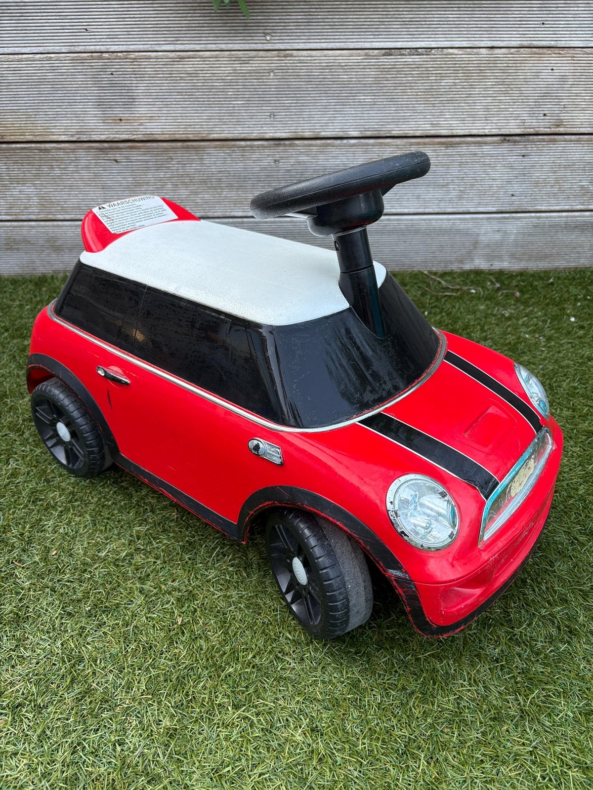Rollplay Mini Cooper Loopauto - Rood - 1 tot 4 jaar, Ophalen, Gebruikt