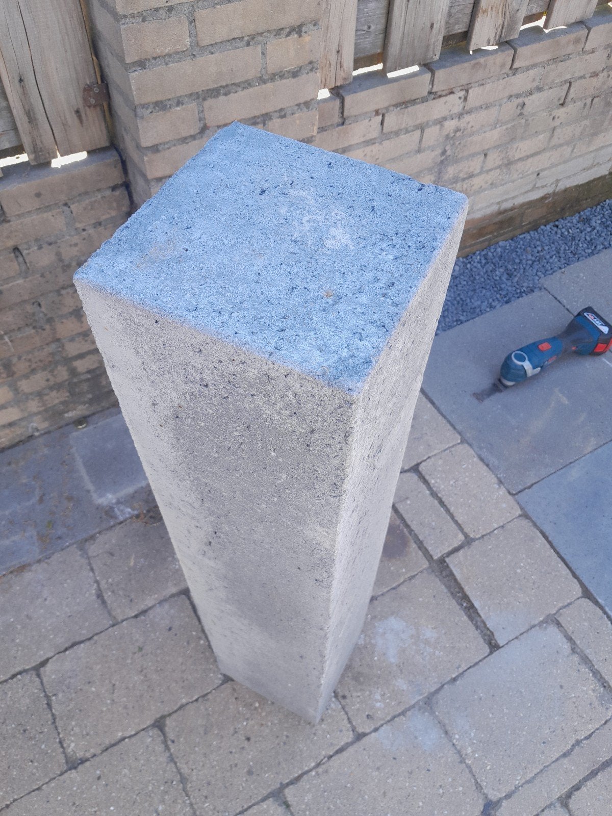 Oud Hollands stapelblok antraciet 100x20x20 nieuw., Tuin en Terras, Ophalen, Nieuw, Beton, Overige typen