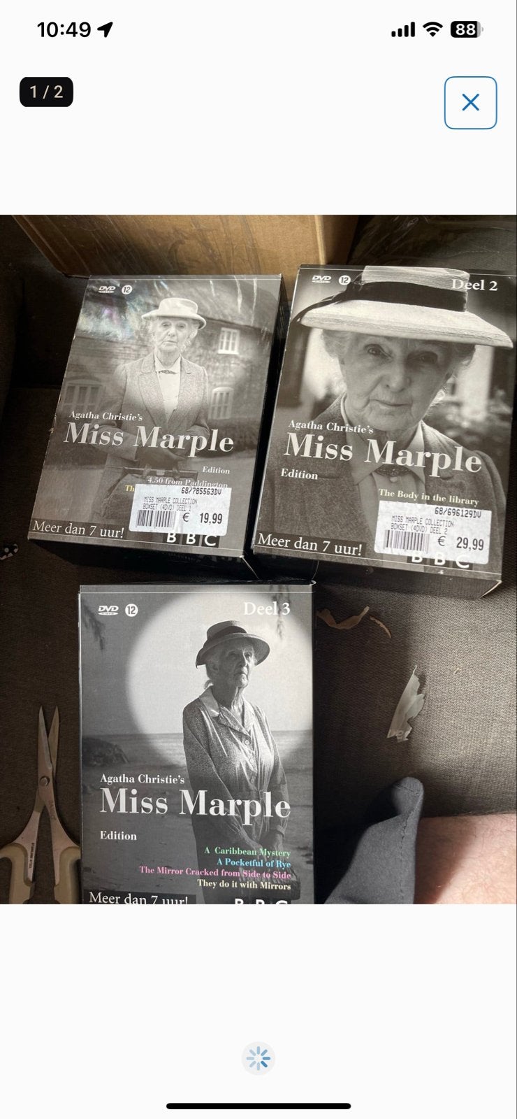 Agatha Christie's Miss Marple DVD Box - Deel 1, 2 & 3, Engels, Seizoen 1, Misdaad, Nederlands