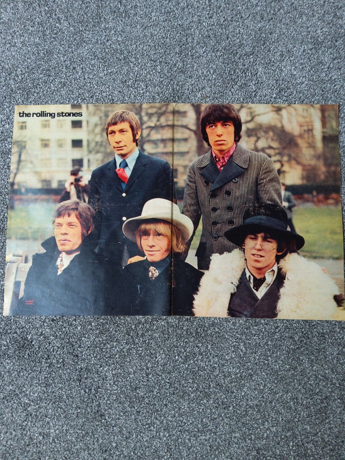 The Rolling Stones: Poster muziek expres, Ophalen of Verzenden, A1 t/m A3, Film en Tv