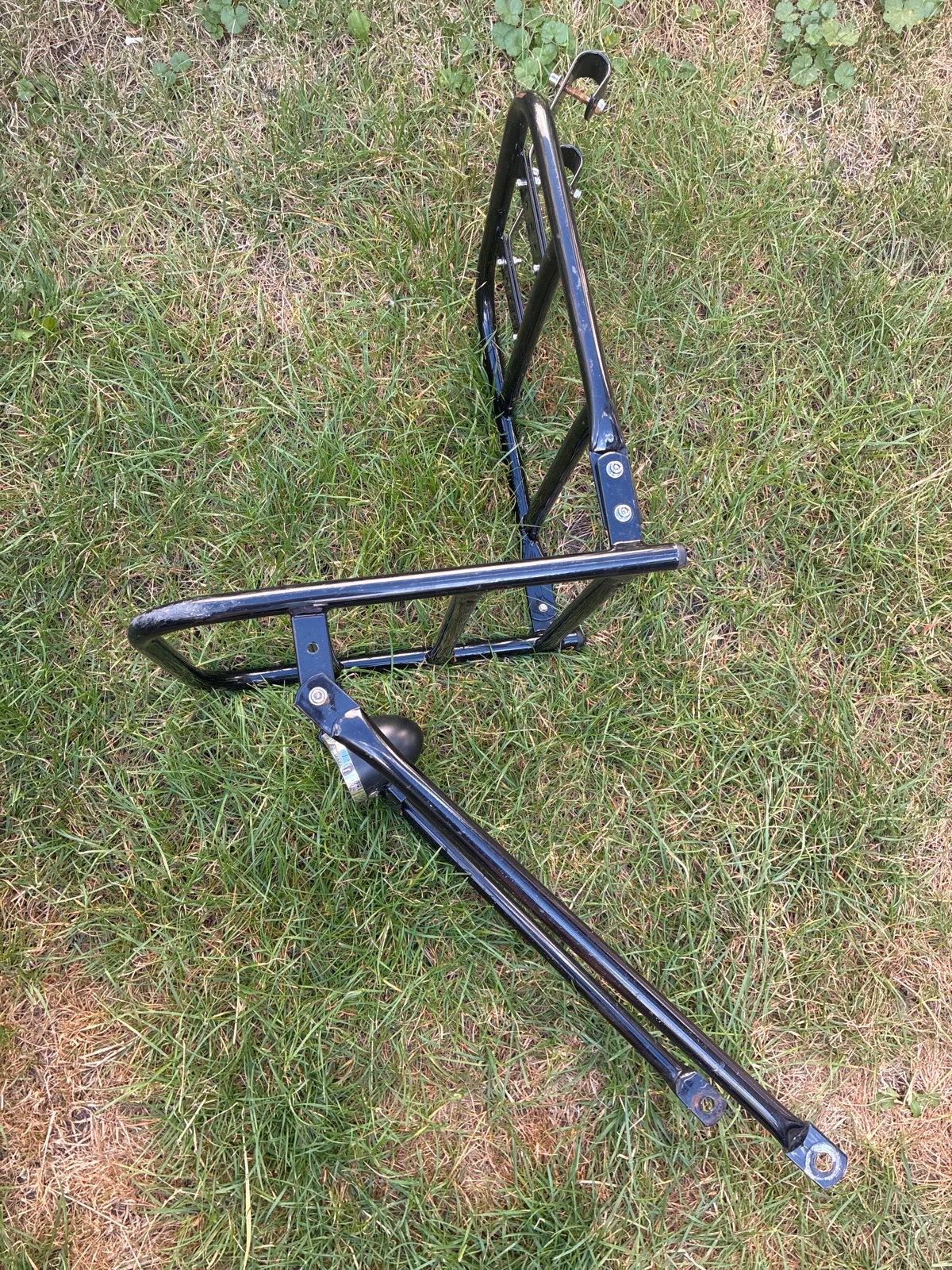 Zwart fietsrekje / voordrager, Fietsen en Brommers, Ophalen of Verzenden, Gebruikt