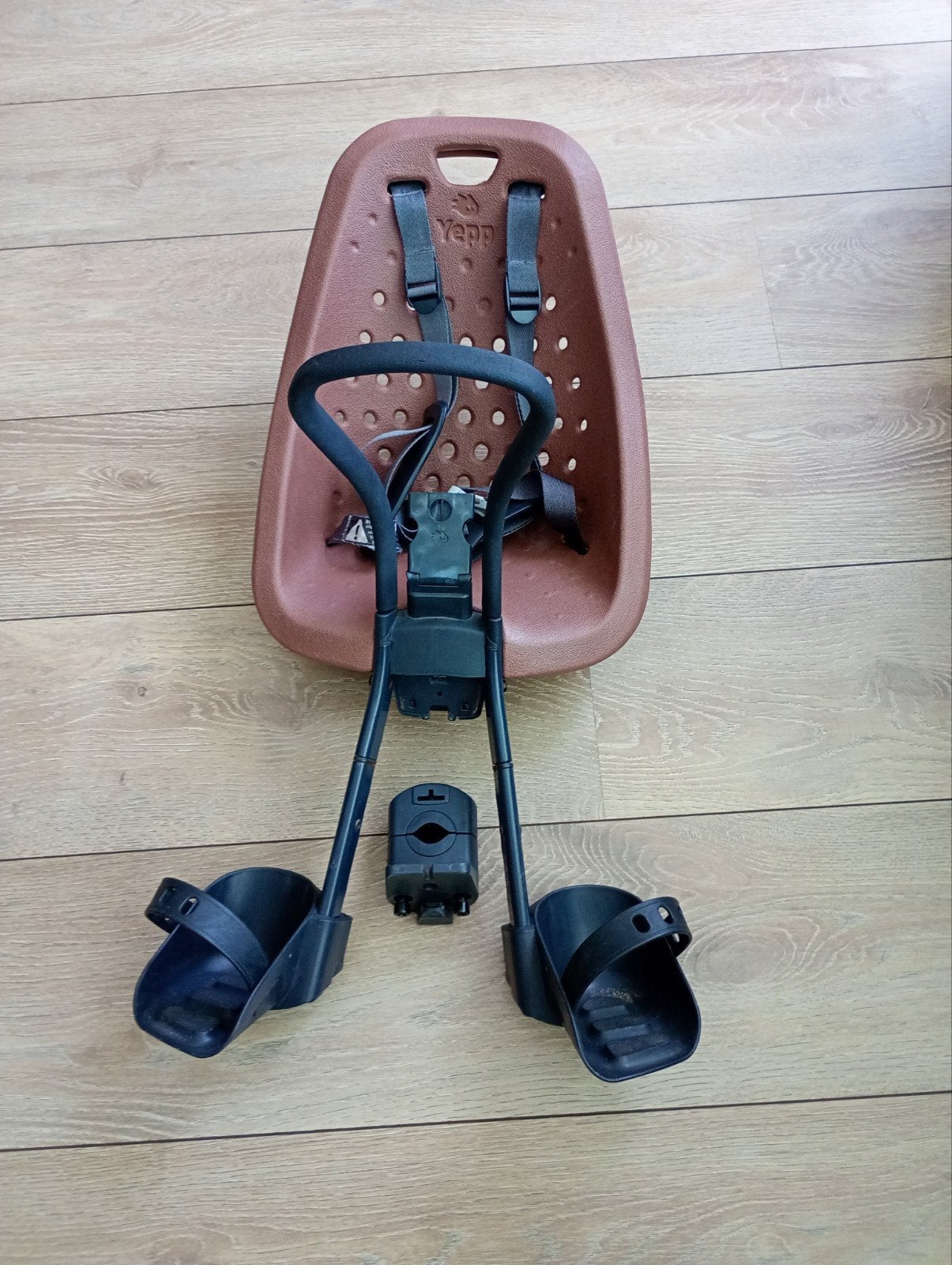 Yepp voorzitje fiets, Ophalen, Gebruikt, 0 t/m 13 kg, Voetsteuntjes