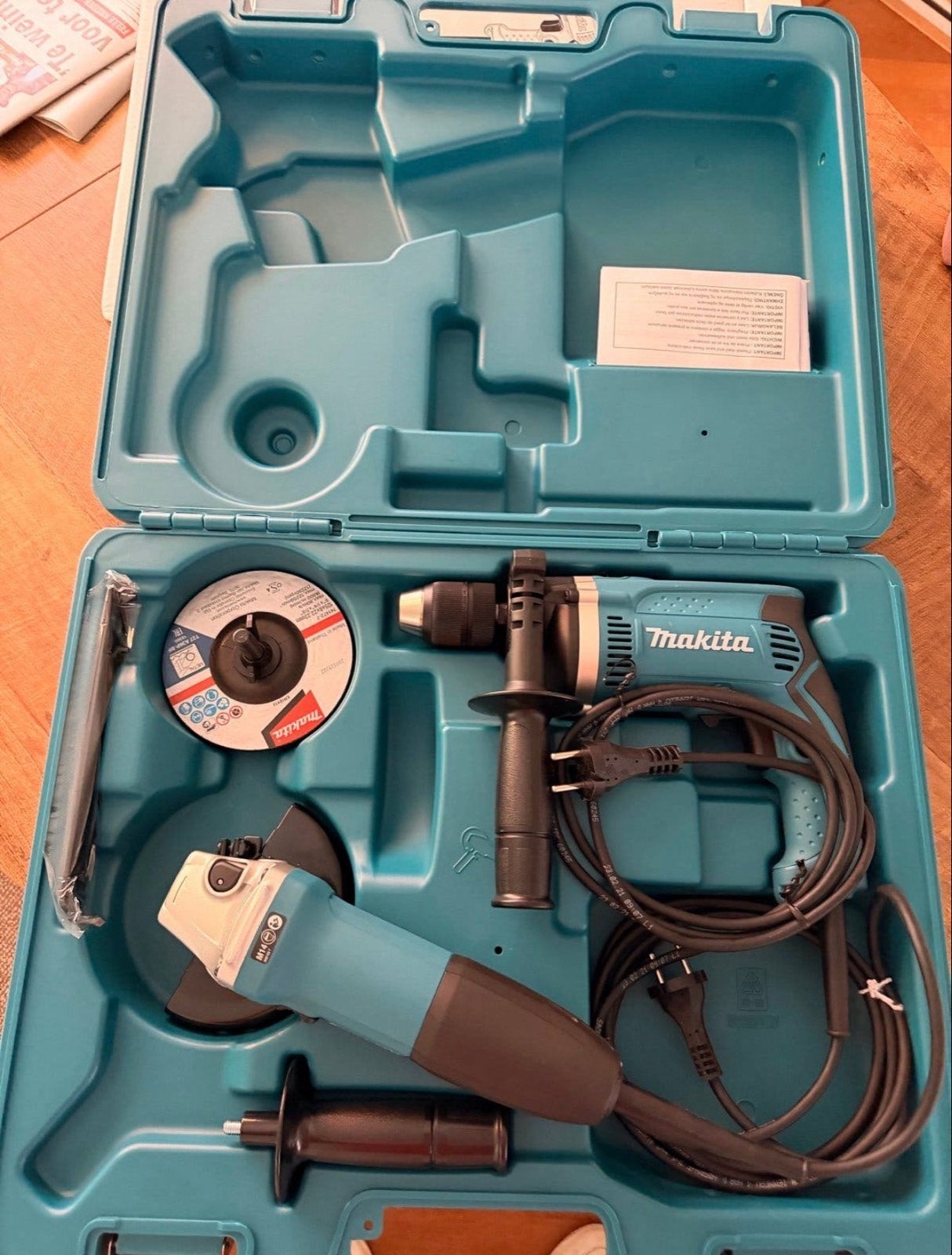 Makita DK0050X1 Boorhamer & Haakse Slijper Set Nieuw, 600 watt of meer, Boor- en/of Breekhamer, Nieuw, Ophalen of Verzenden