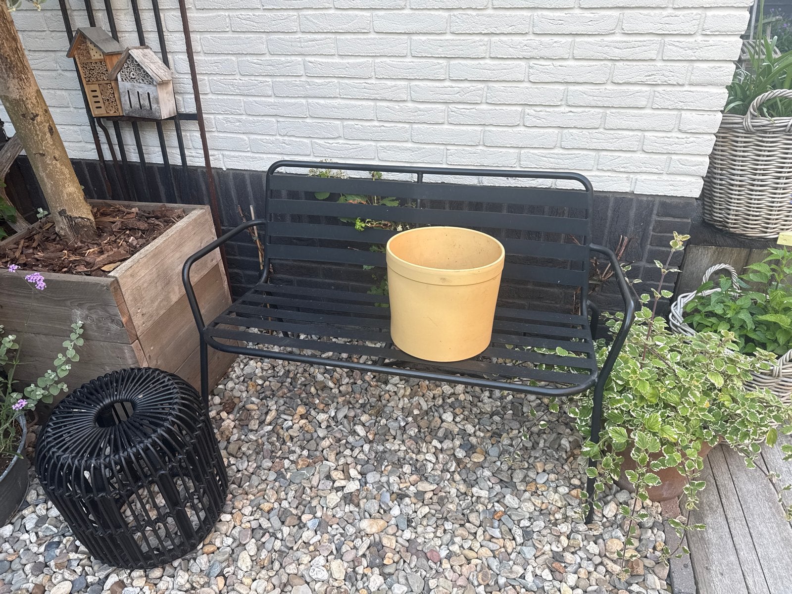 Grote pot - Diameter 28 cm, Hoogte 26 cm, Tuin en Terras, Bloempotten, Overige materialen, Gebruikt, Rond, Binnen